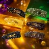 Colorful crystal hair clips are fashionable and versatile women's headwear accessories Specification image